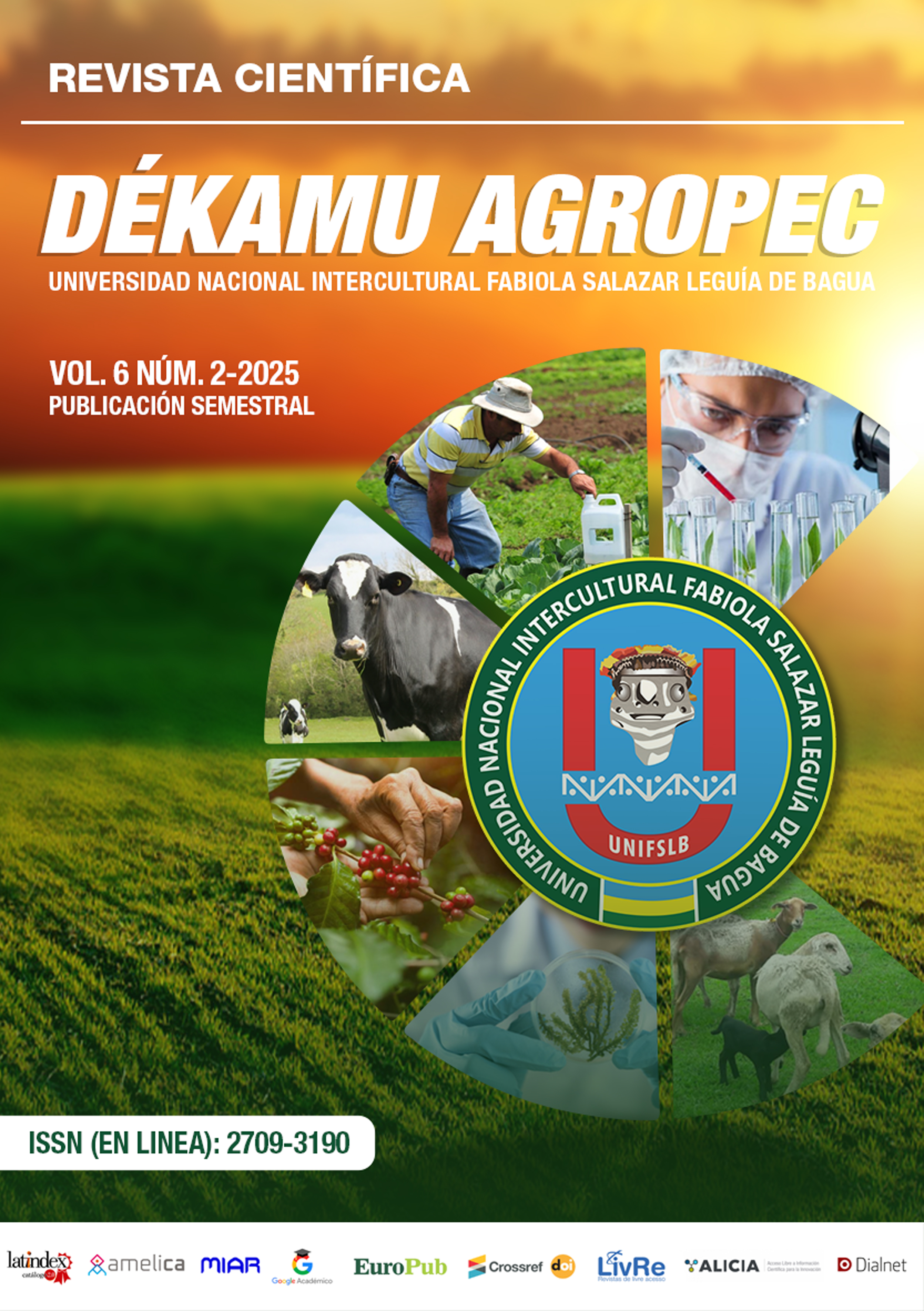 					Ver Vol. 6 Núm. 2 (2025): Revista Científica Dékamu Agropec
				