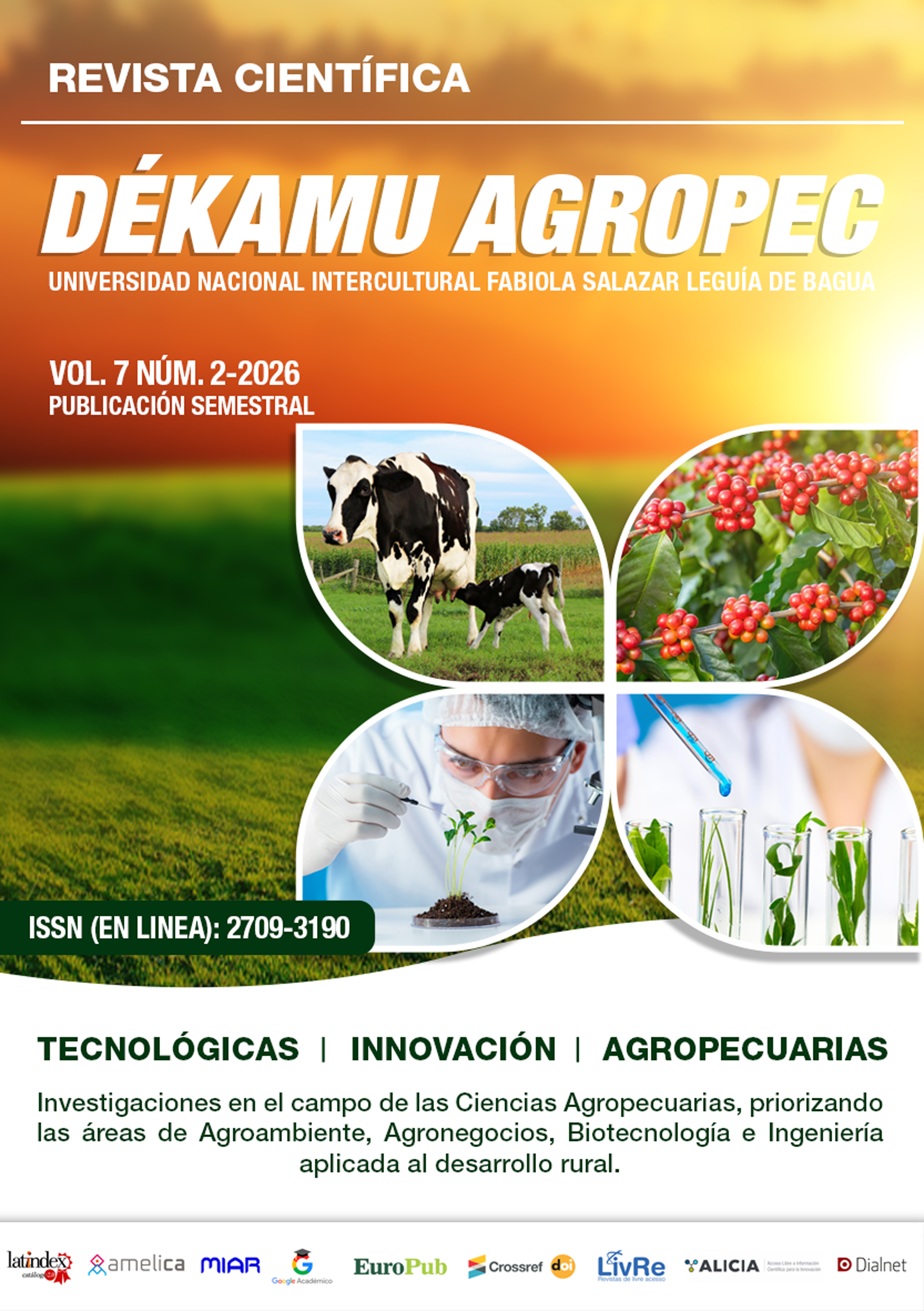 					Ver Vol. 7 Núm. 1 (2026): Revista Científica Dékamu Agropec
				